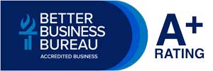 Better Business Bureau A+ Rating